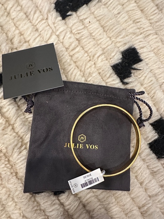 Julie Vos Jewelry - Julie Vos Gold Textured Cuff Bracelet